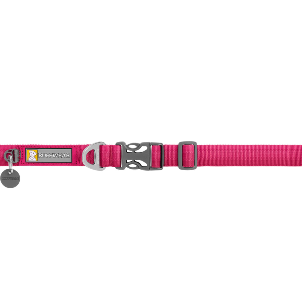 RUFFWEAR Front Rage, zgardă bandă câini, ajustabilă RUFFWEAR Front Rage Hibiscus Pink, zgardă bandă câini, ajustabilă, roz, L(51-66  x 2.5cm) - 2 | YEO