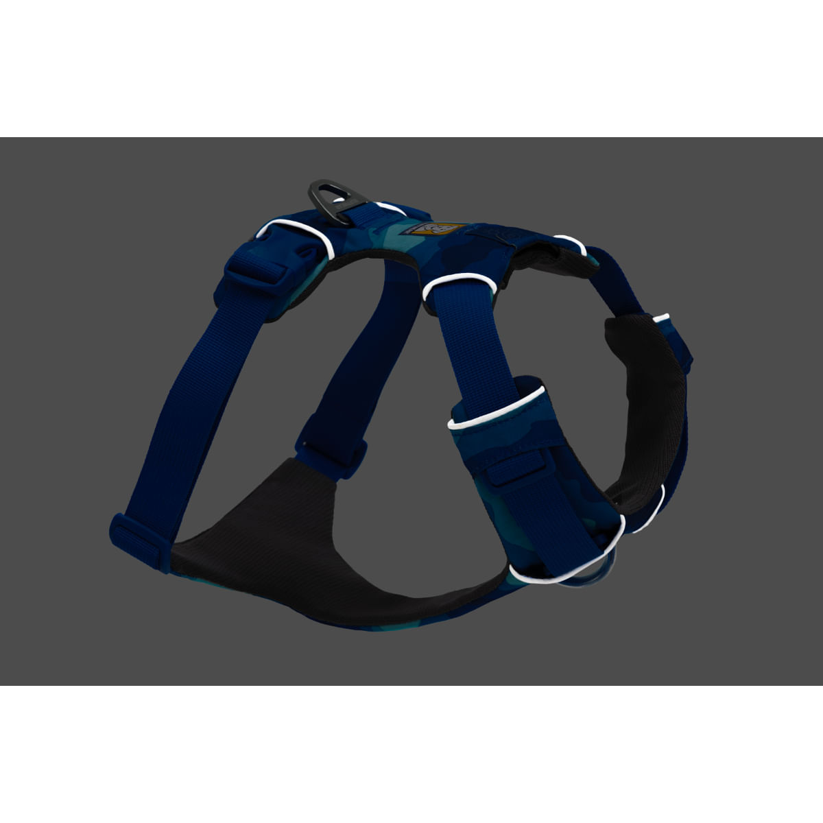 RUFFWEAR Front Rage, ham prindere dublă(piept&amp;spate) dresaj câini, ajustabil, reflectorizant RUFFWEAR Front Rage Coastal Mountains, ham prindere dublă(piept&amp;spate) dresaj câini, ajustabil, reflectorizant, albastru, M(69-81cm)
