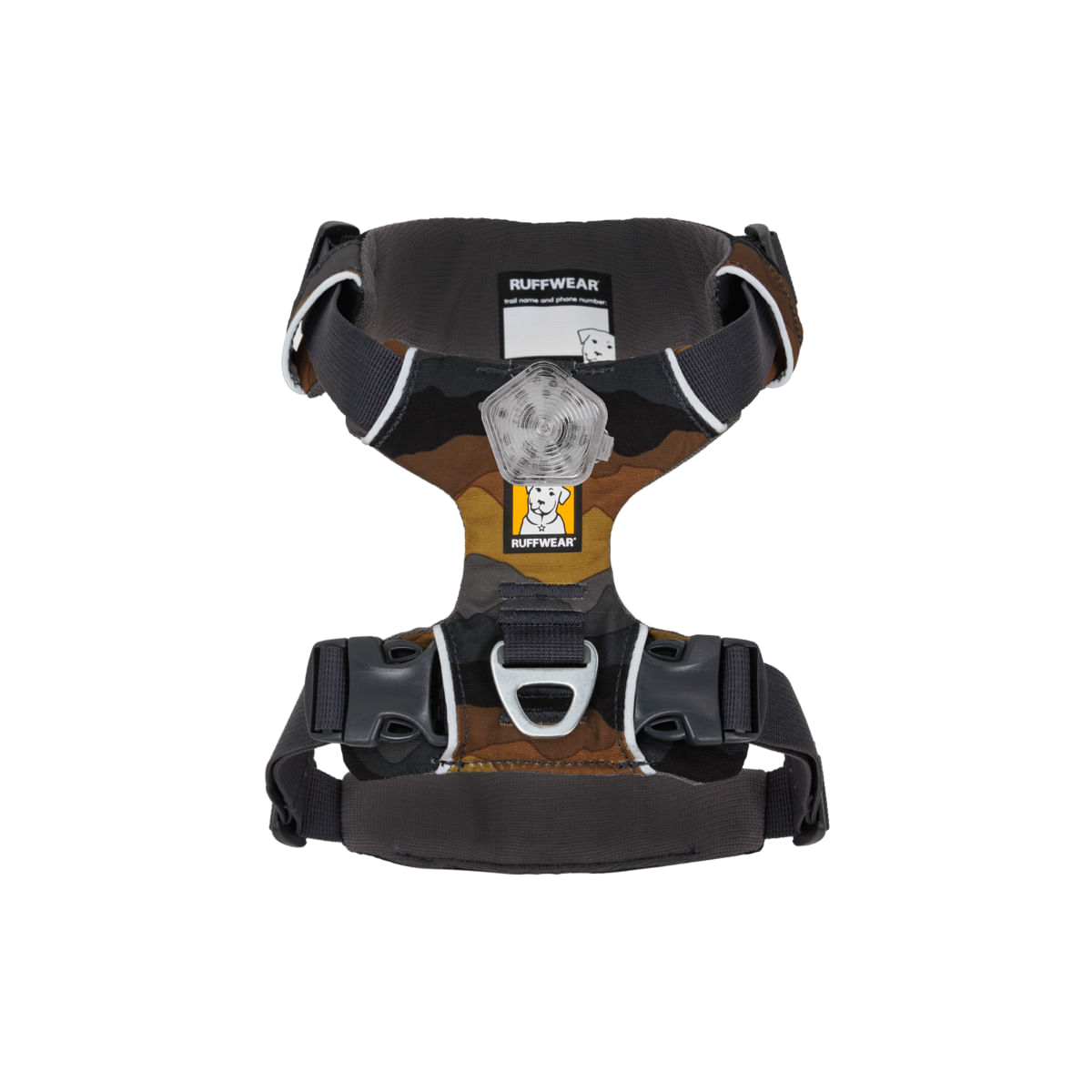 RUFFWEAR Front Rage, ham prindere dublă(piept&spate) dresaj câini, ajustabil, reflectorizant RUFFWEAR Front Rage Moonlight Mountains, ham prindere dublă(piept&spate) dresaj câini, ajustabil, reflectorizant, maro și gri, L-XL(81-107cm)