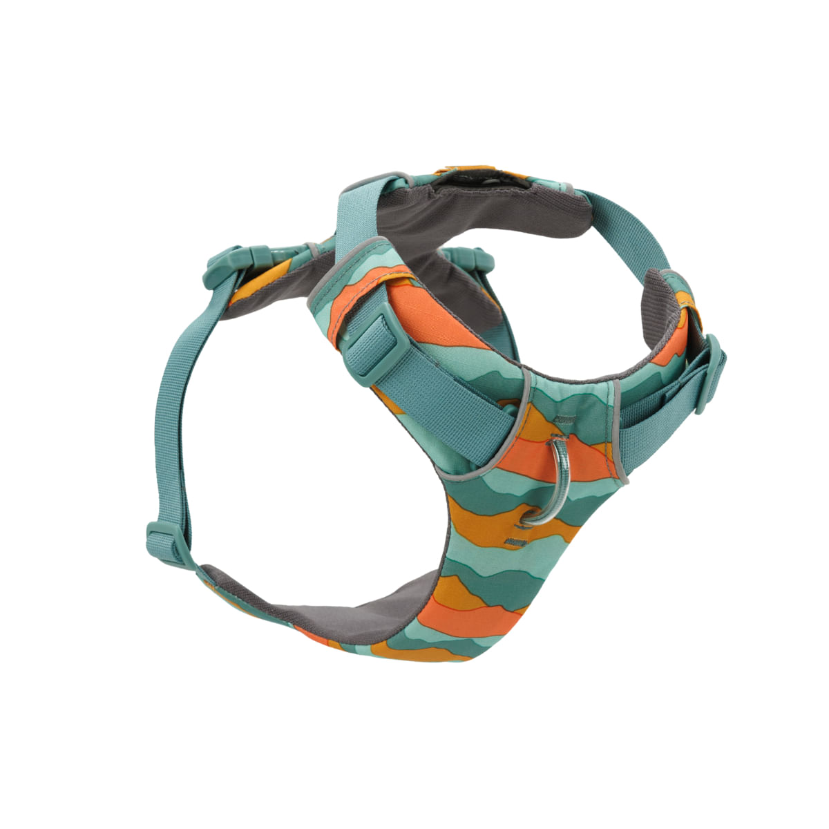 RUFFWEAR Front Rage, ham prindere dublă(piept&amp;spate) dresaj câini, ajustabil, reflectorizant RUFFWEAR Front Rage Spring Mountains, ham prindere dublă(piept&amp;spate) dresaj câini, ajustabil, reflectorizant, verde și portocaliu, S(56-69cm)