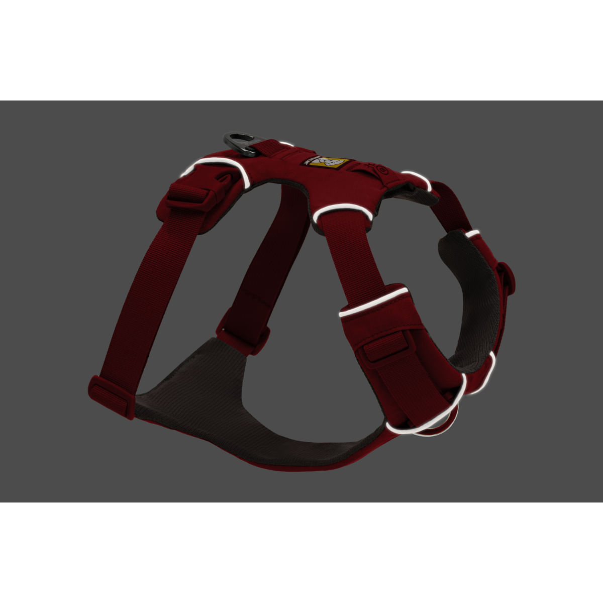 RUFFWEAR Front Rage, ham prindere dublă(piept&amp;spate) dresaj câini, ajustabil, reflectorizant RUFFWEAR Front Rage Red Canyon, ham prindere dublă(piept&amp;spate) dresaj câini, ajustabil, reflectorizant, roșu, M(69-81cm)
