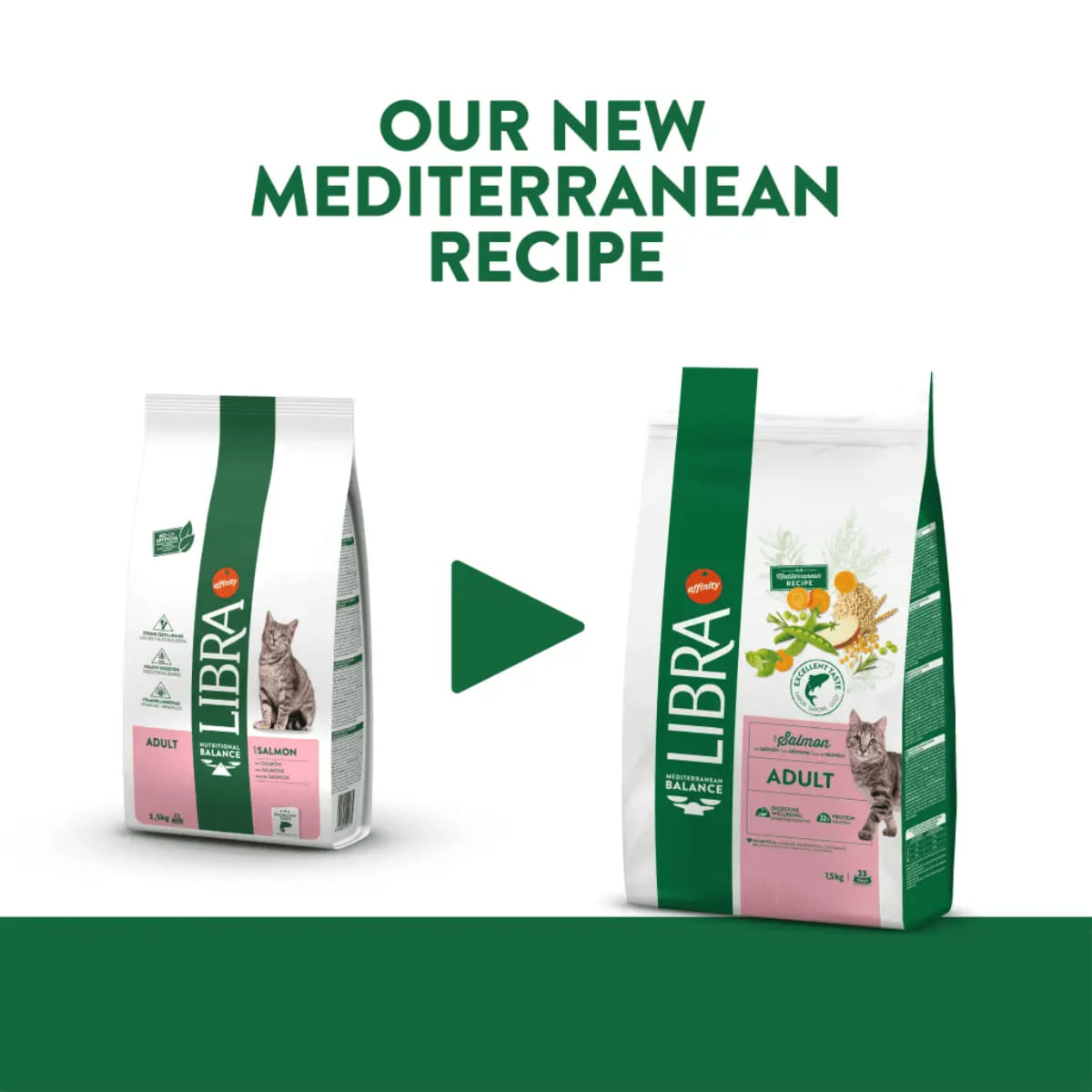 LIBRA Mediterranean Balance, Somon, hrană uscată pisici, 12kg - 1 | YEO