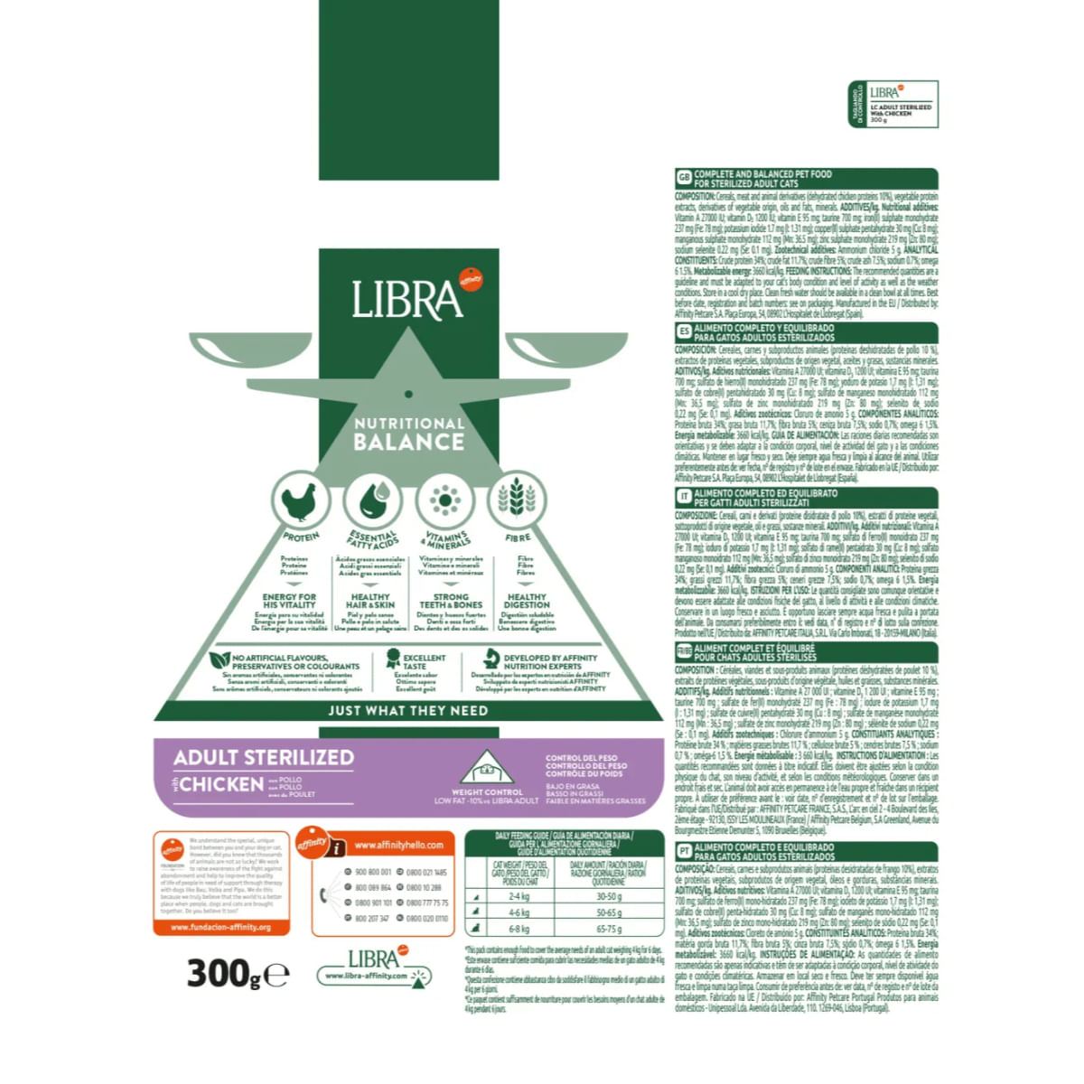 LIBRA Mediterranean Balance Sterilized, Pui, hrană uscată pisici sterilizate, 12kg - 3 | YEO