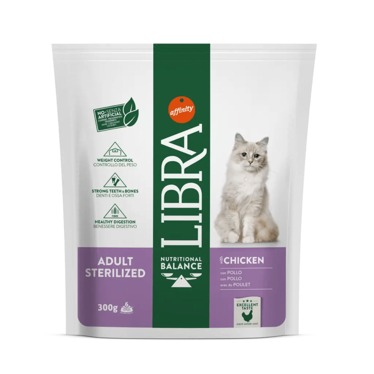 LIBRA Mediterranean Balance Sterilized, Pui, hrană uscată pisici sterilizate, 12kg