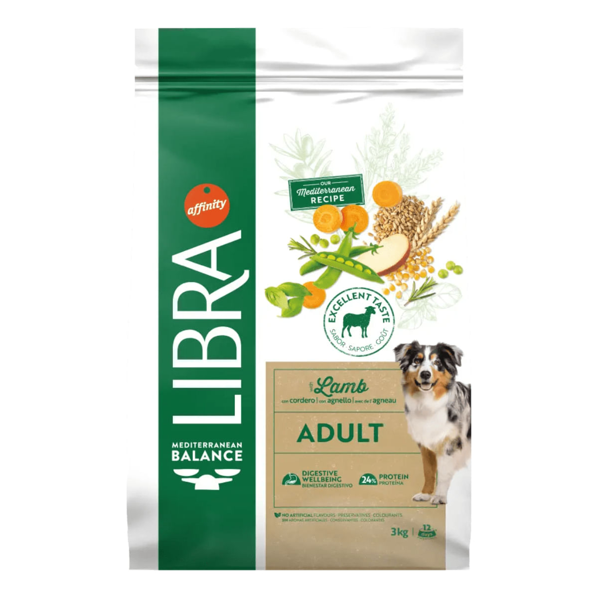 LIBRA Mediterranean Balance XS-XL, Miel, hrană uscată câini, 14kg