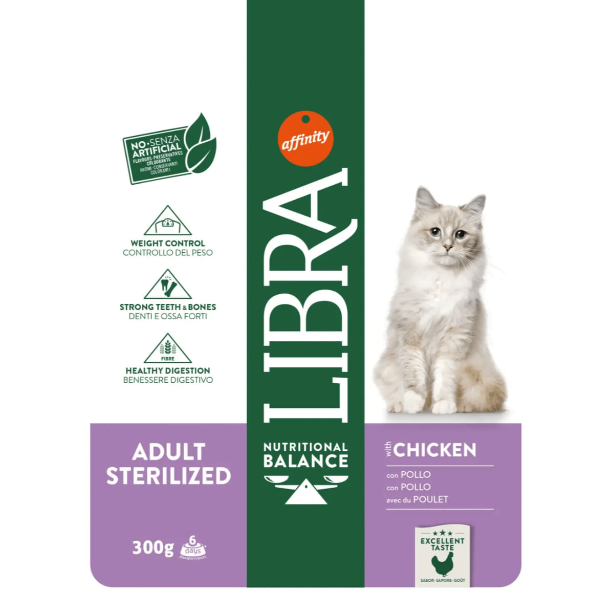 LIBRA Mediterranean Balance Sterilized, Pui, hrană uscată pisici sterilizate, 12kg
