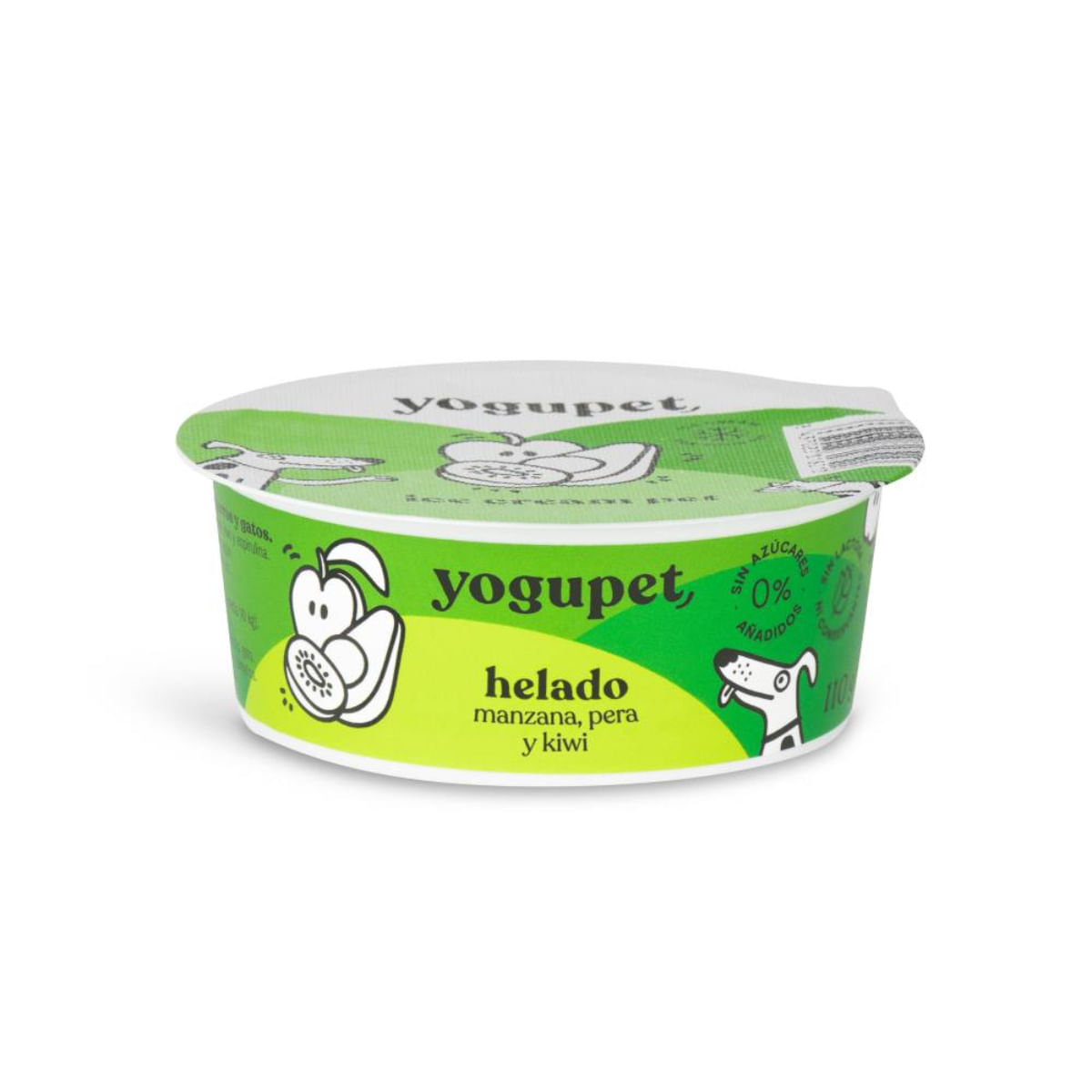 YOGUPET Inghetata cu măr, pară și ikiwi, XS-XL, Fructe, recompense câini, 110g - 1 | YEO