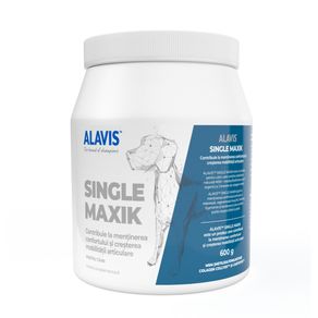 ALAVIS-Single-Maxik-M-XL-supliment-sistem-articular-caini-flacon-600g-pudra-1
