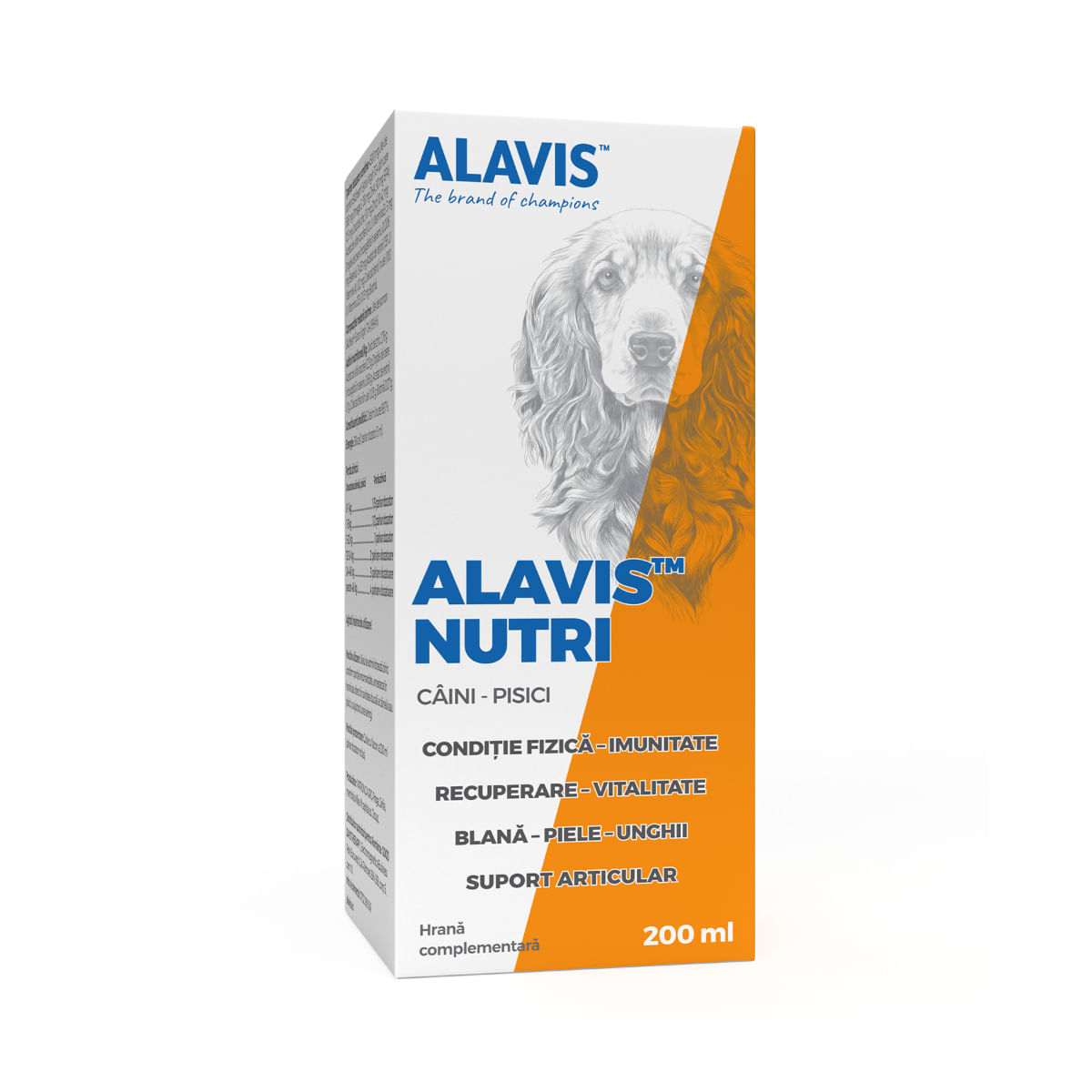 ALAVIS Nutri Ulei de Somon, multivitamine câini, ulei ALAVIS Nutri Ulei de Somon, XS-XL, multivitamine câini și pisici, flacon, 200ml ulei - 1 | YEO