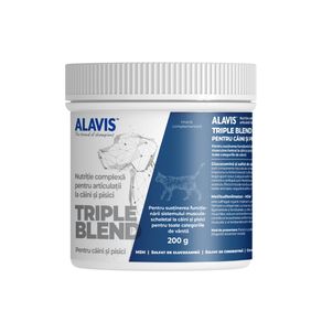 ALAVIS-Triple-Blend-XS-XL-supliment-sistem-articular-caini-si-pisici-flacon-200g-pudra-1