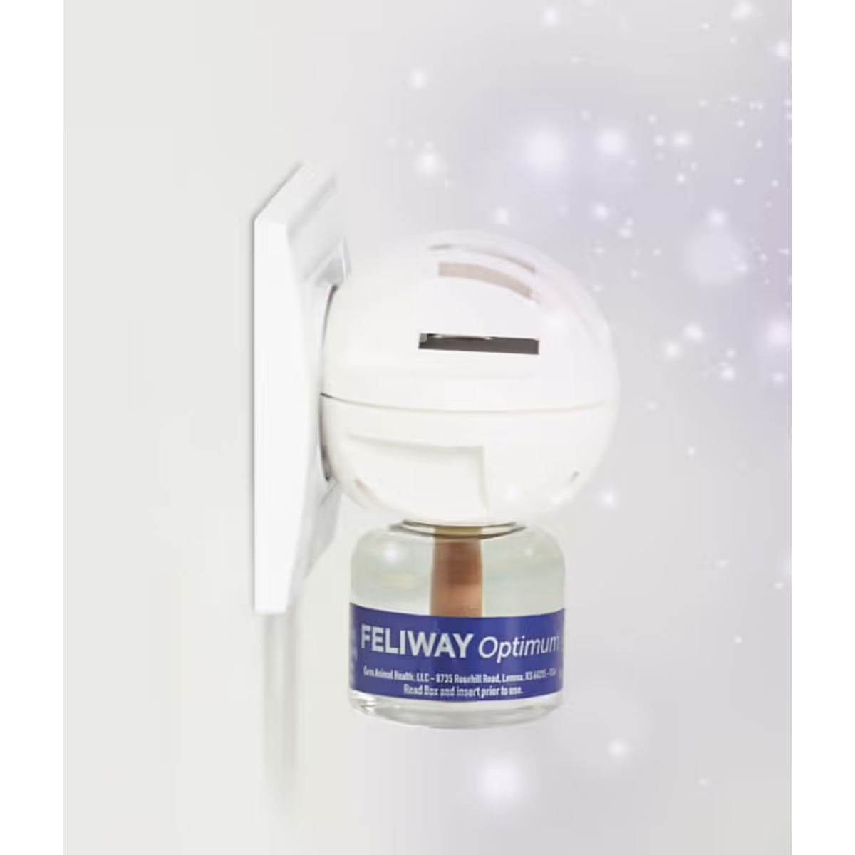 FELIWAY Optimum Diffuser și Rezervă, feromoni, sistem nervos &amp; calmante pisici, 1buc + 48ml