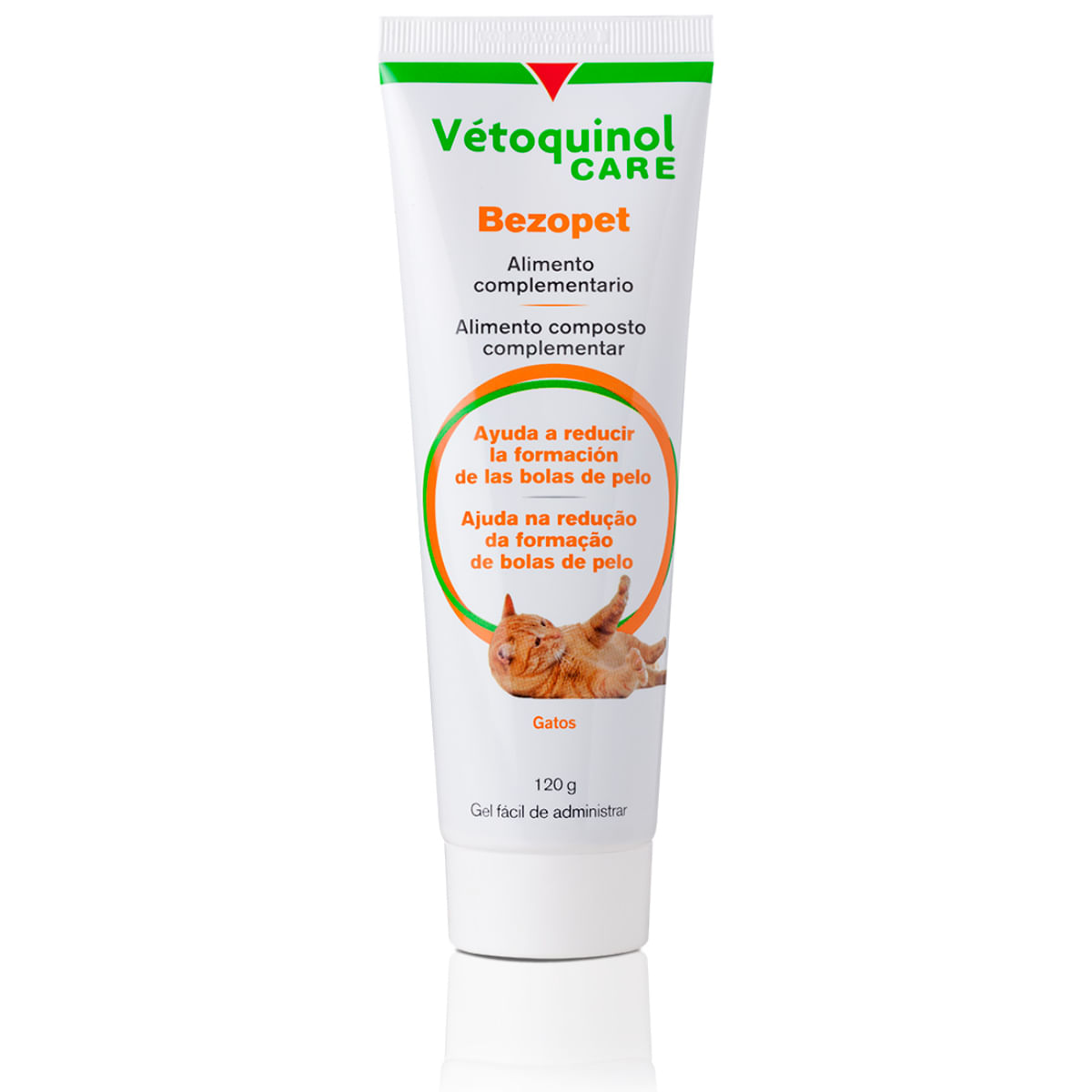 VETOQUINOL Benzo-Pet, supliment sistem digestiv, limitarea ghemurilor de blană pisici, gel VETOQUINOL Benzo-Pet, supliment sistem digestiv, limitarea ghemurilor de blană pisici, flacon, 120g gel - 1 | YEO