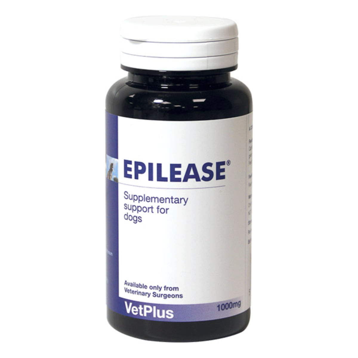 VETPLUS Epilease 100mg, supliment sistem nervos & calmante câini, capsule VETPLUS Epilease 100mg, XS-XL, supliment sistem nervos & calmante câini, cutie, 60 capsule - 1 | YEO