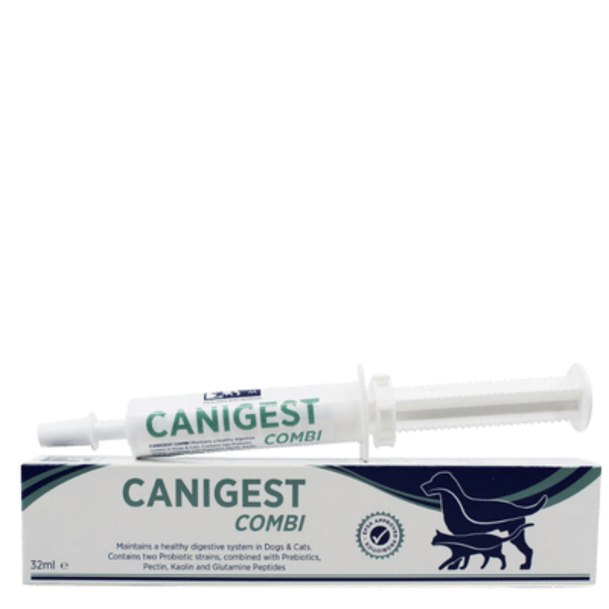 TRM Canigest Combi, supliment sistem digestiv & probiotice câini, suspensie orală TRM Canigest Combi, XS-XL, supliment sistem digestiv & probiotice câini și pisici, flacon, 32ml suspensie orală - 1 | YEO