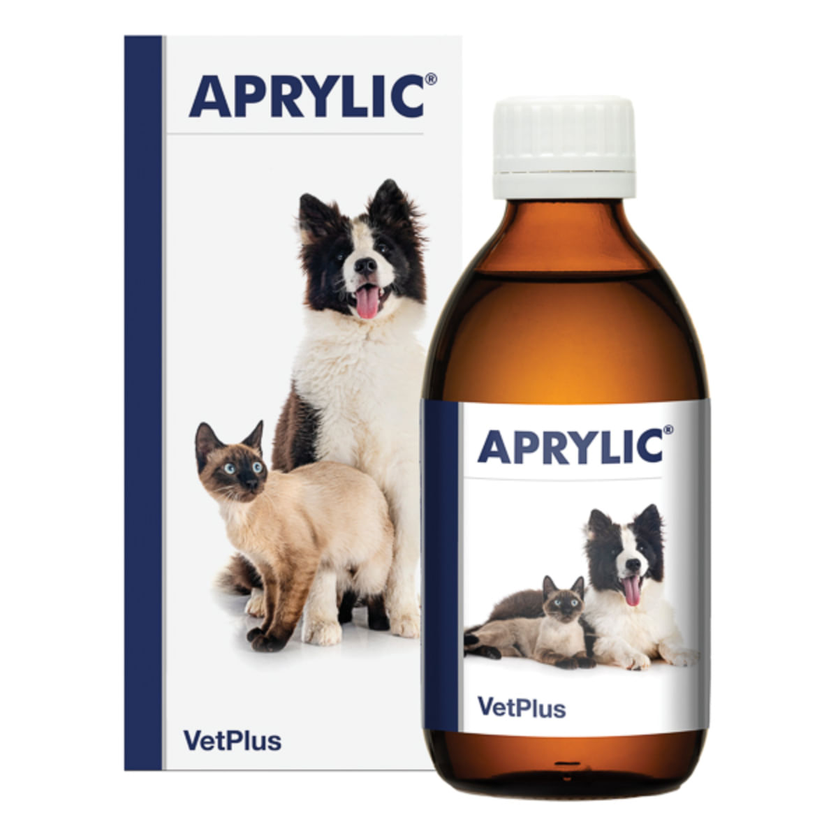 VETPLUS Aprylic, supliment sistem nervos & calmante câini, suspensie orală VETPLUS Aprylic, XS-XL, supliment sistem nervos & calmante câini și pisici, flacon, 500ml suspensie orală - 1 | YEO