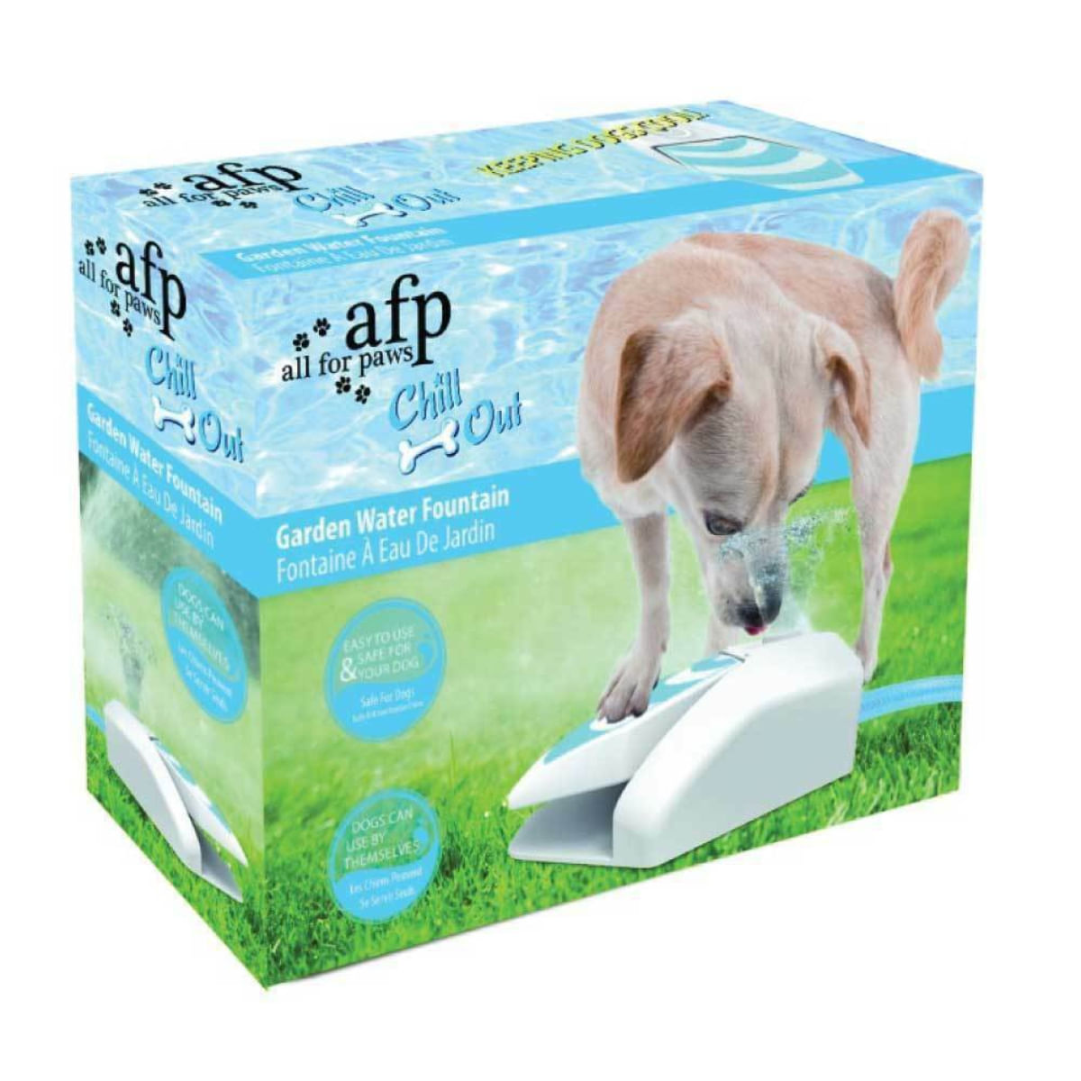 ALL FOR PAWS Fantana de Gradina, fântână câini, asimetrică, XS-XL - 1 | YEO