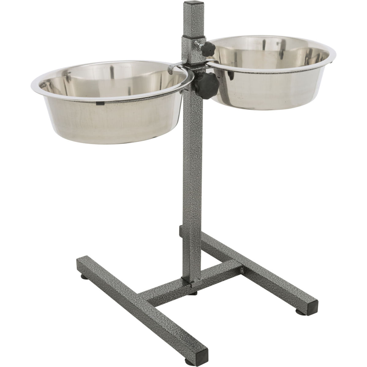 TRIXIE, set suport castroane câini + 2 boluri, înalțime reglabilă, metal, L-XL(2.8l, ⌀24cm)
