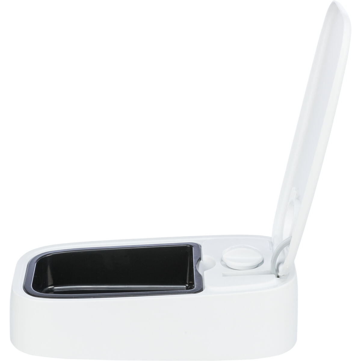 TRIXIE TX1, hrănitor automat câini, 1 bol dreptunghiular, programabil, cu răcire (acumulator frigorific), plastic, alb, S-L(0.3l, 24x7cm) - 2 | YEO
