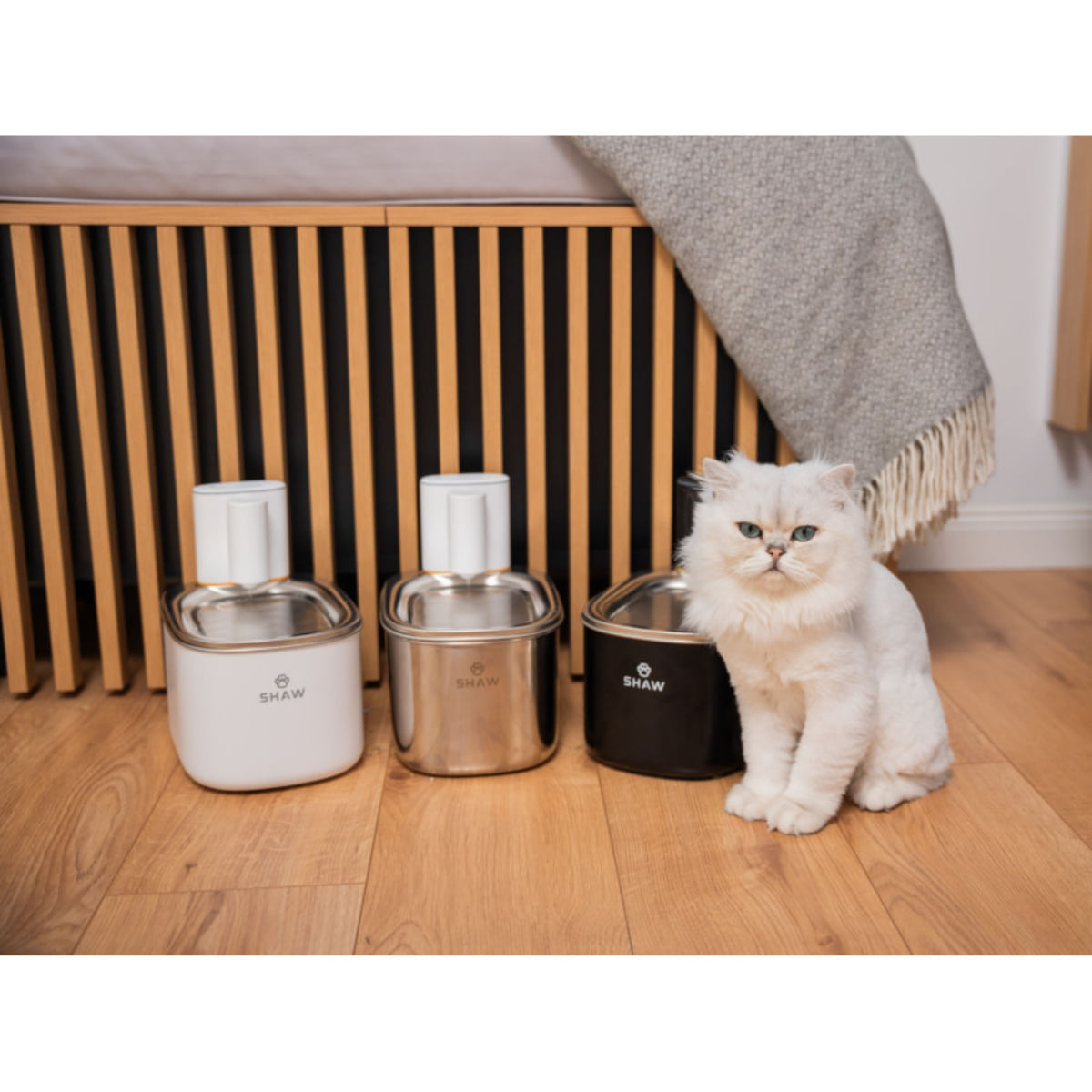 SHAW Smart PRO V2, fântână câini, dreptunghiulară, aplicație mobilă, inox SHAW Smart PRO V2, fântână câini și pisici, dreptunghiulară, aplicație mobilă, inox, alb, XS-S(3.5l) - 2 | YEO