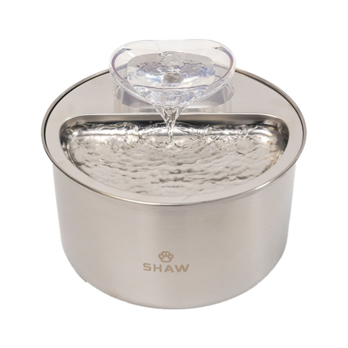 SHAW Clasic 9, fântână câini, rotundă, inox SHAW Clasic 9, fântână câini și pisici, rotundă, inox, argintiu, XS-M(4l) - 3 | YEO
