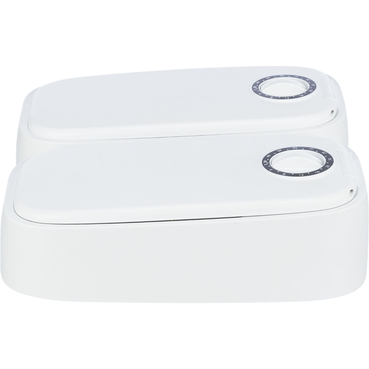 TRIXIE TX2, hrănitor automat câini, 2 boluri dreptunghiular, programabil, plastic, alb și negru, S-L(0.6l, 27x7cm)