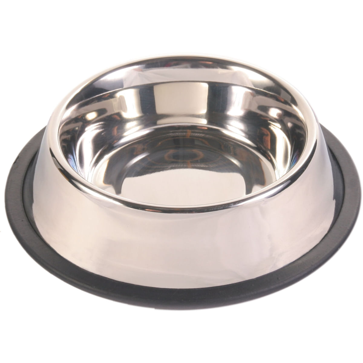 TRIXIE, castron câini, rotund, antiderapant, inox, argintiu, S-M(0.9l, ⌀23cm) - 1 | YEO