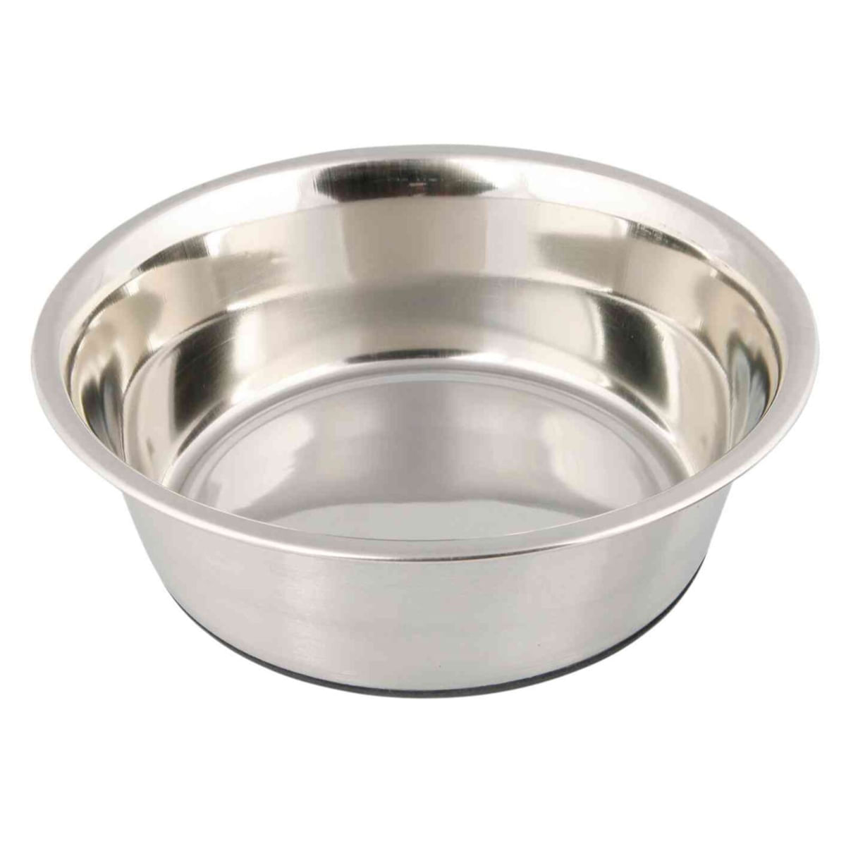 TRIXIE Stainless Steel, castron câini, rotund, antiderapant, inox, argintiu, M-L(1.7l, ⌀21cm)