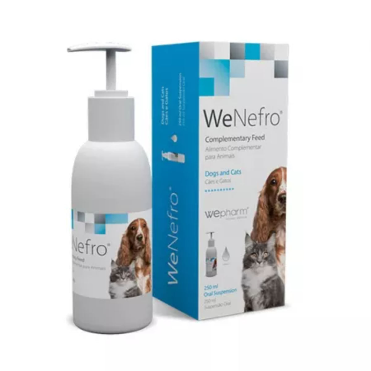 WEPHARM WeNefro, supliment sistem renal câini, pastă orală WEPHARM WeNefro, XS-S, supliment sistem renal câini și pisici, flacon cu aplicator, 250ml pastă orală - 1 | YEO