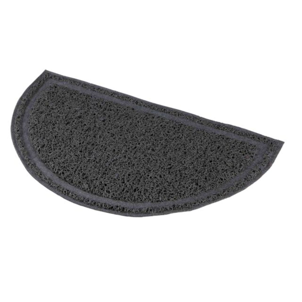 TRIXIE Non-slip, covoraș litieră semicircular pisici, antracit, 59x35 cm - 1 | YEO