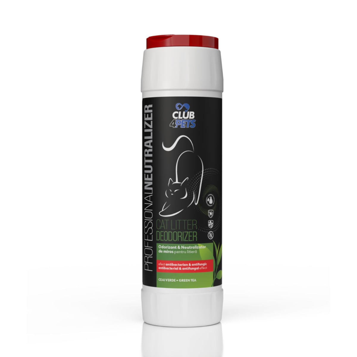 CLUB 4 PETS, odorizant litieră pisici, Ceai Verde, 500g - 1 | YEO