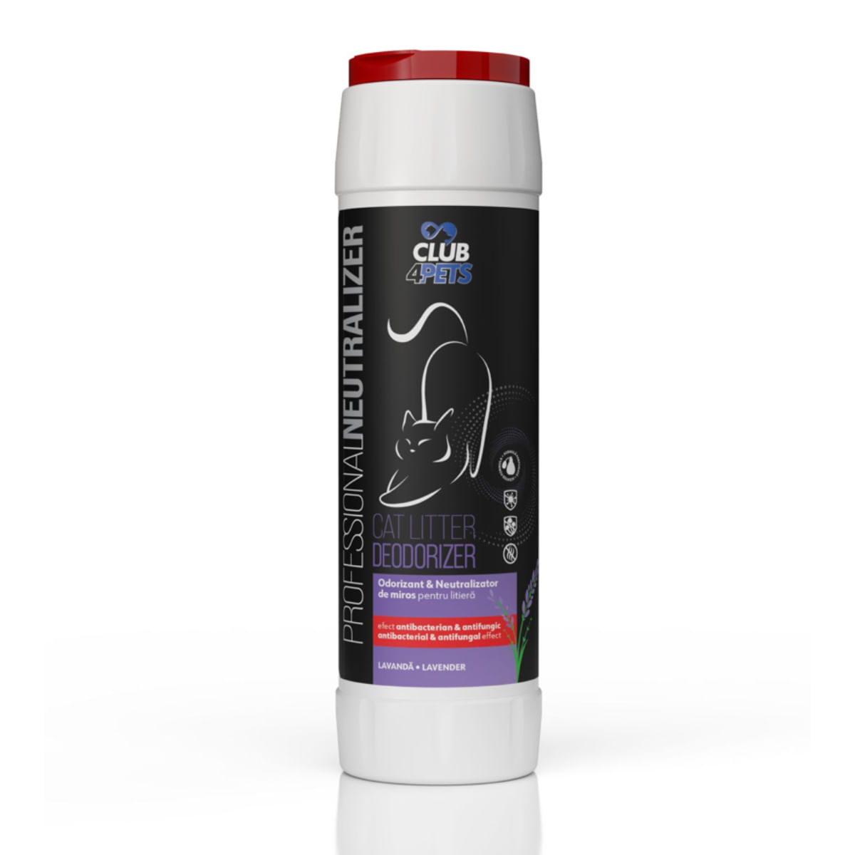 CLUB 4 PETS, odorizant litieră pisici, Lavanda, 500g - 1 | YEO