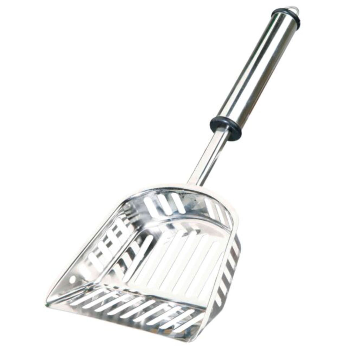 TRIXIE Stainless Steel Litter Scoop, lopățică litieră pisici, argintiu, M, 1buc - 1 | YEO