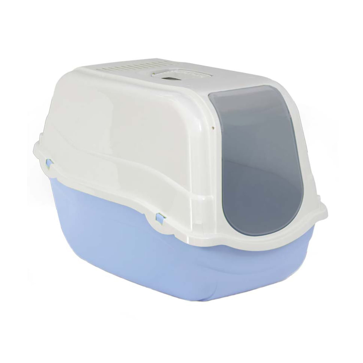 MP BERGAMO Romeo, litieră acoperită pisici, bleu, 57x39x41 cm - 1 | YEO