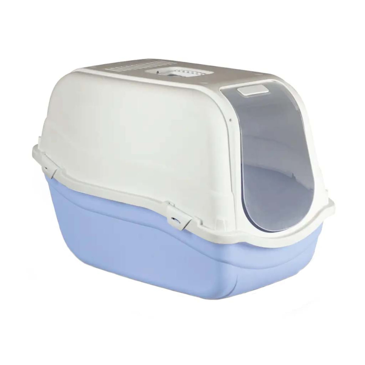 MP BERGAMO Romeo Maxi, litieră acoperită pisici, bleu, 44x64x46 cm - 1 | YEO