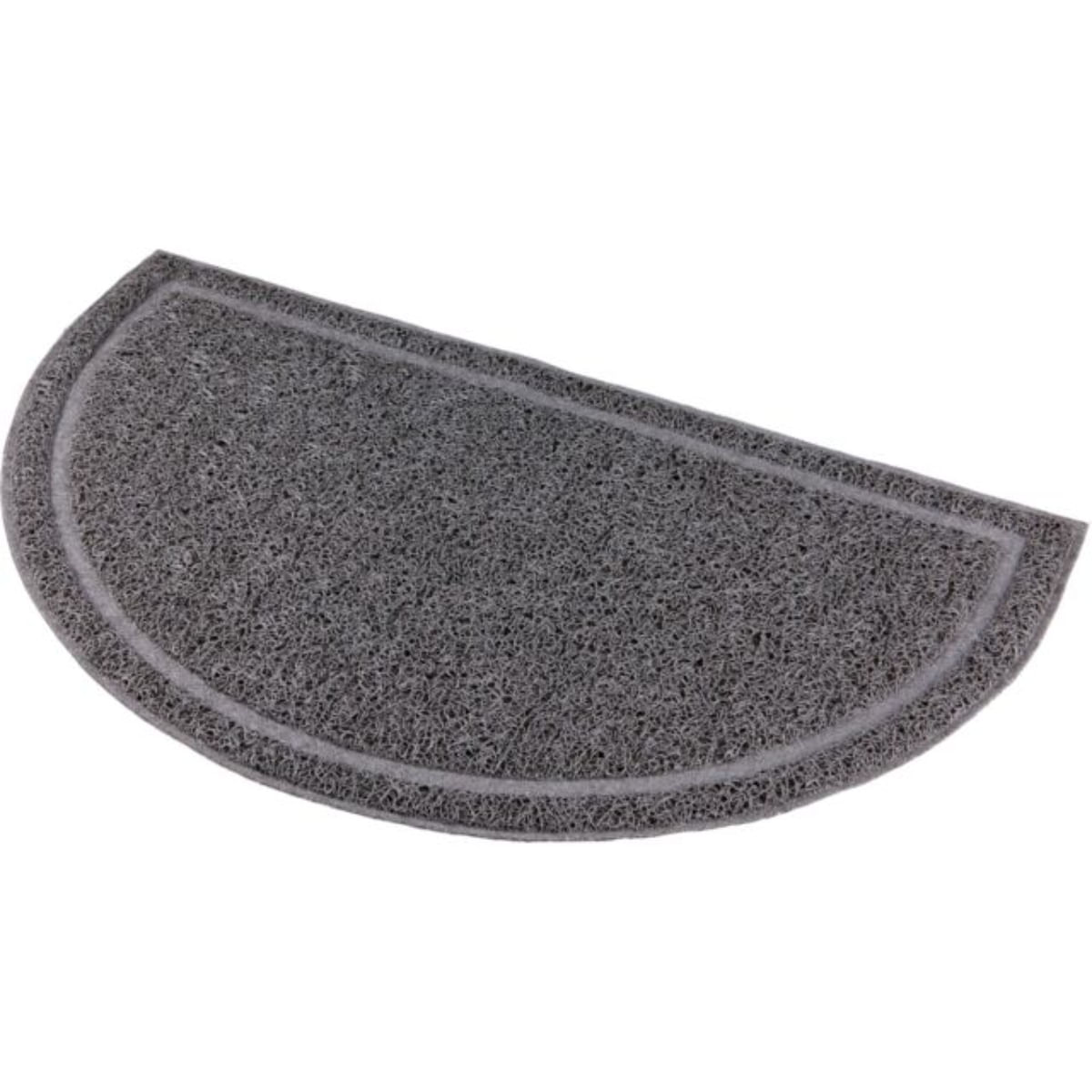 TRIXIE Non-slip, covoraș litieră semicircular pisici, antracit, 59x35 cm - 3 | YEO