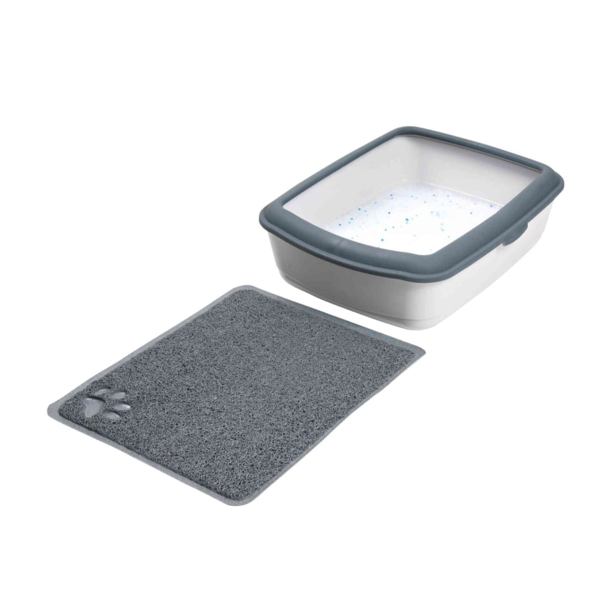 TRIXIE Non-slip, covoraș litieră dreptunghiular pisici, antracit, 37x45 cm - 2 | YEO