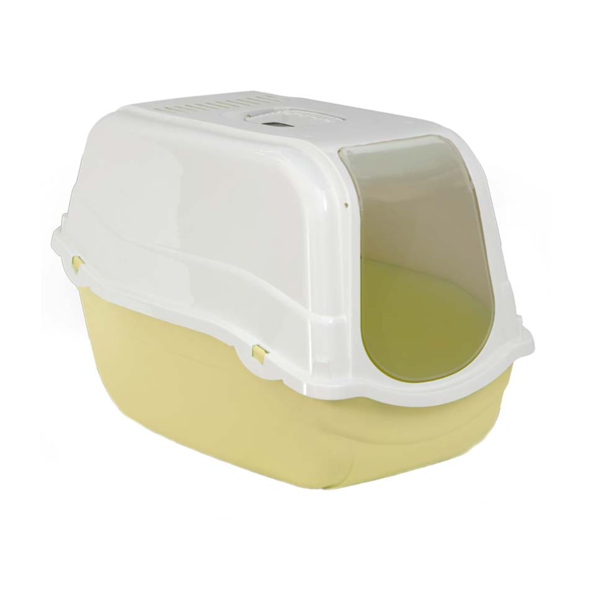 MP BERGAMO Romeo, litieră acoperită pisici, galben, 57x39x41 cm - 1 | YEO
