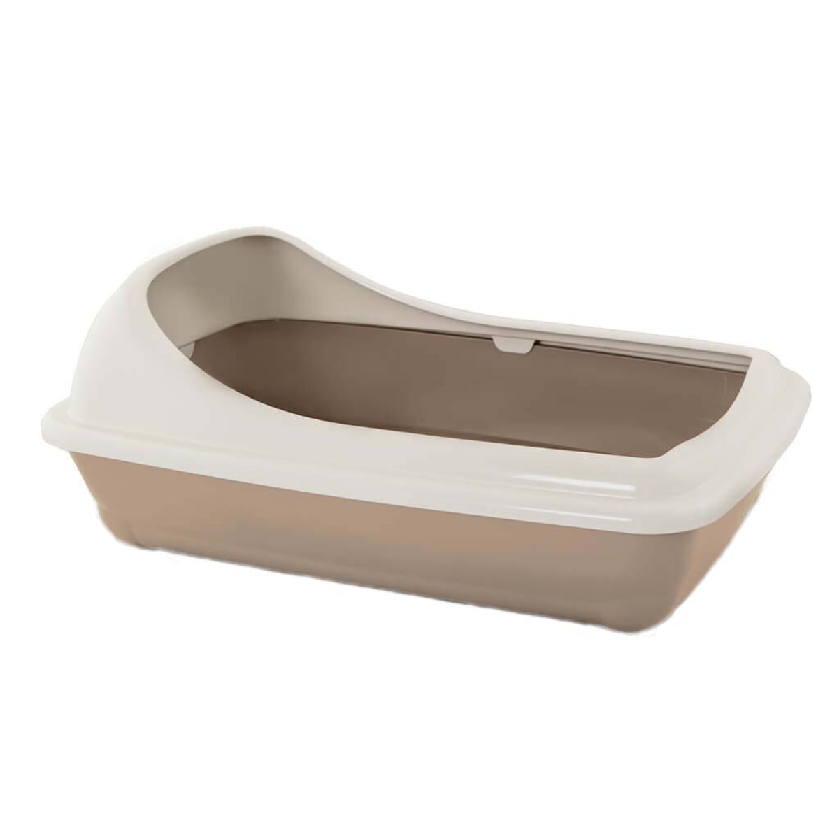 MP BERGAMO Birba Mini, litieră pisici, cu ramă, roz, 38x31x17 cm - 1 | YEO