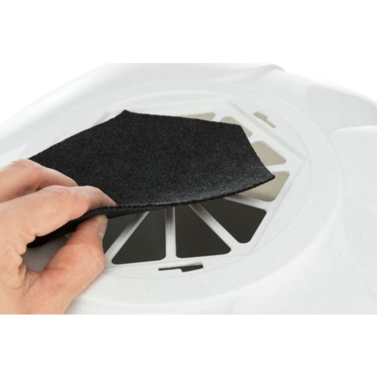 TRIXIE Maro Corner, litieră acoperită pisici, cu filtru, de colț, cu lopățică, gri și, 60x43x52 cm