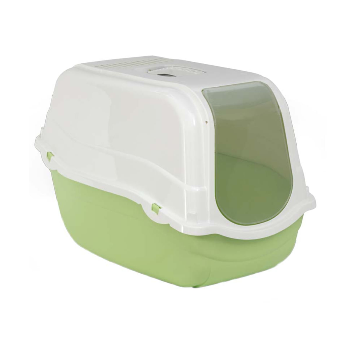 MP BERGAMO Romeo, litieră acoperită pisici, verde, 57x39x41 cm - 1 | YEO