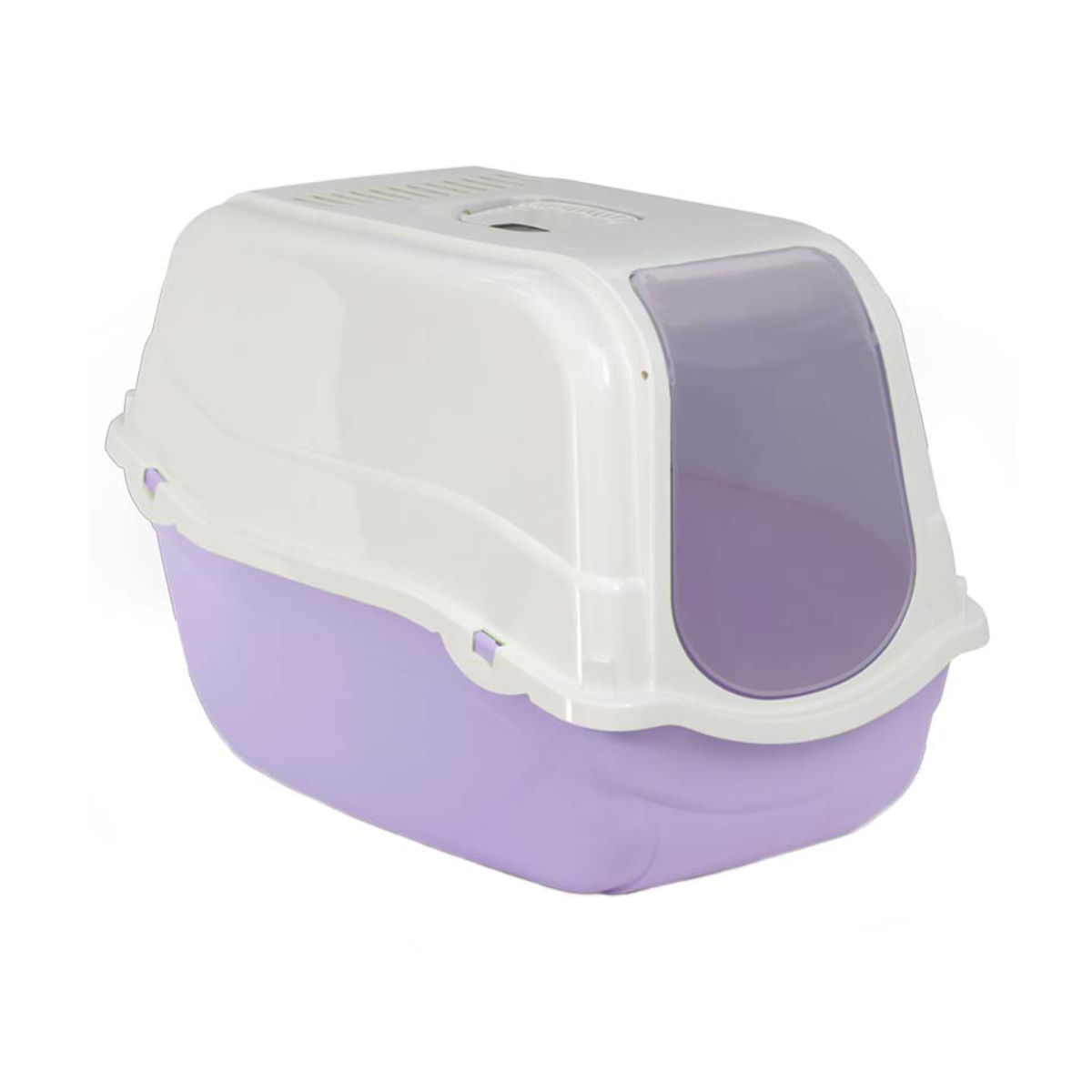 MP BERGAMO Romeo, litieră acoperită pisici, lila, 57x39x41 cm - 1 | YEO