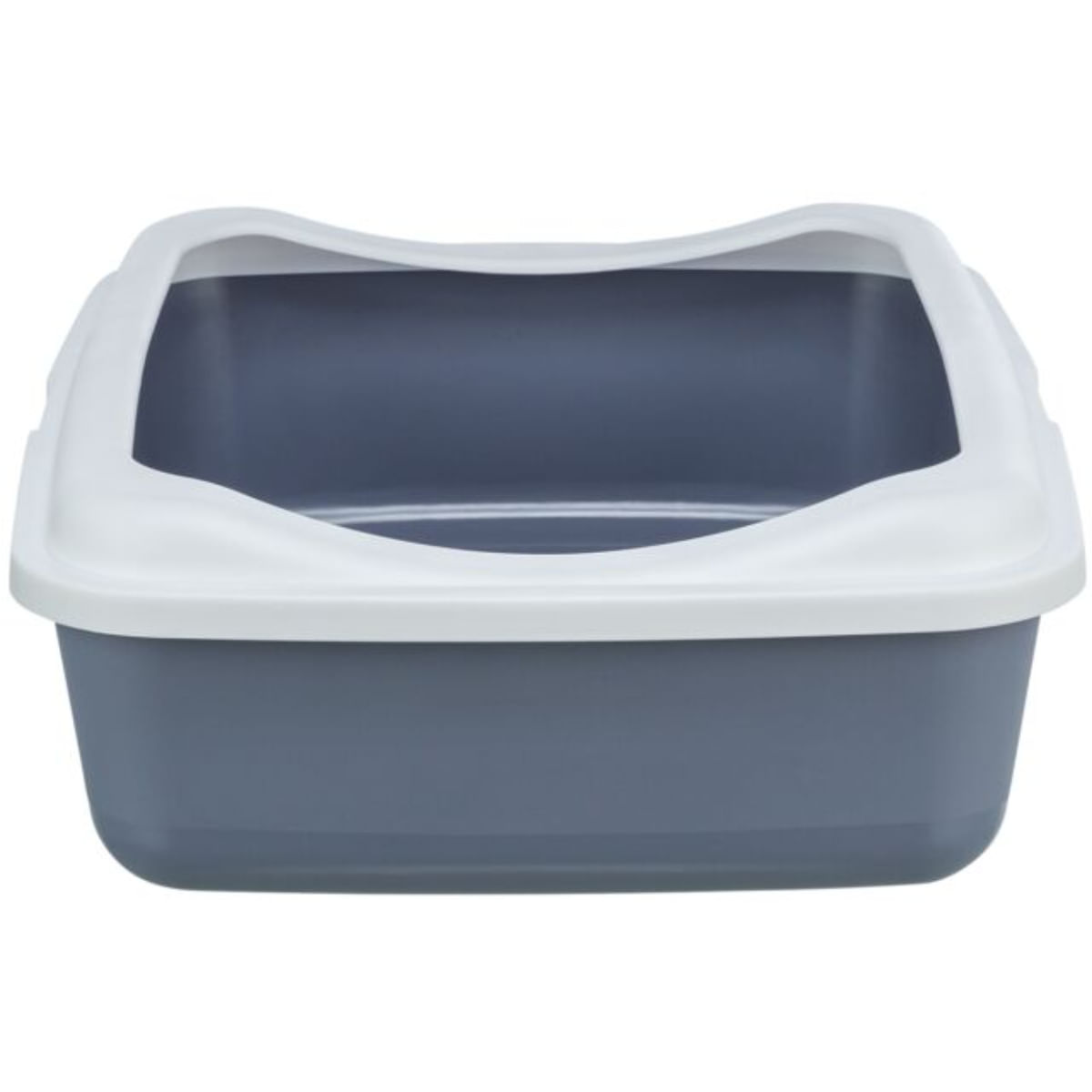TRIXIE Classic, litieră pisici, cu ramă, alb și mov, 37x15x48 cm - 2 | YEO