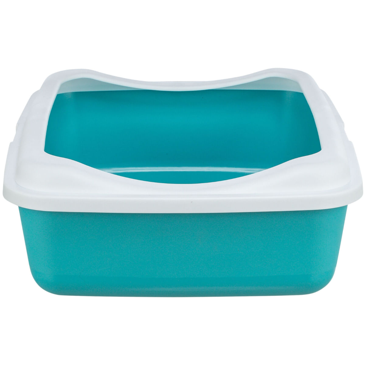 TRIXIE Classic, litieră pisici, cu ramă, alb și albastru, 37x15x48 cm - 2 | YEO