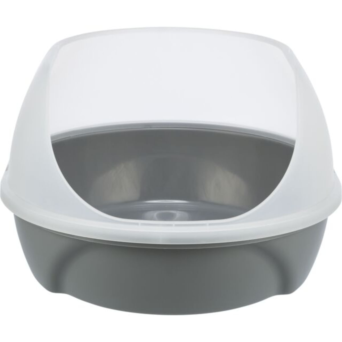 TRIXIE Simao, litieră pisici, cu ramă, gri, 48x30x58 cm - 2 | YEO