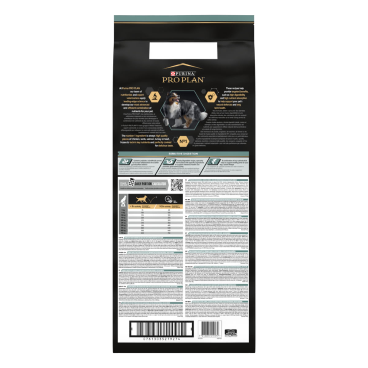 PURINA Pro Plan Sensitive Digestion Adult M, Miel, hrană uscată câini, sensibilități digestive, 14+2.5kg GRATUIT - 2 | YEO