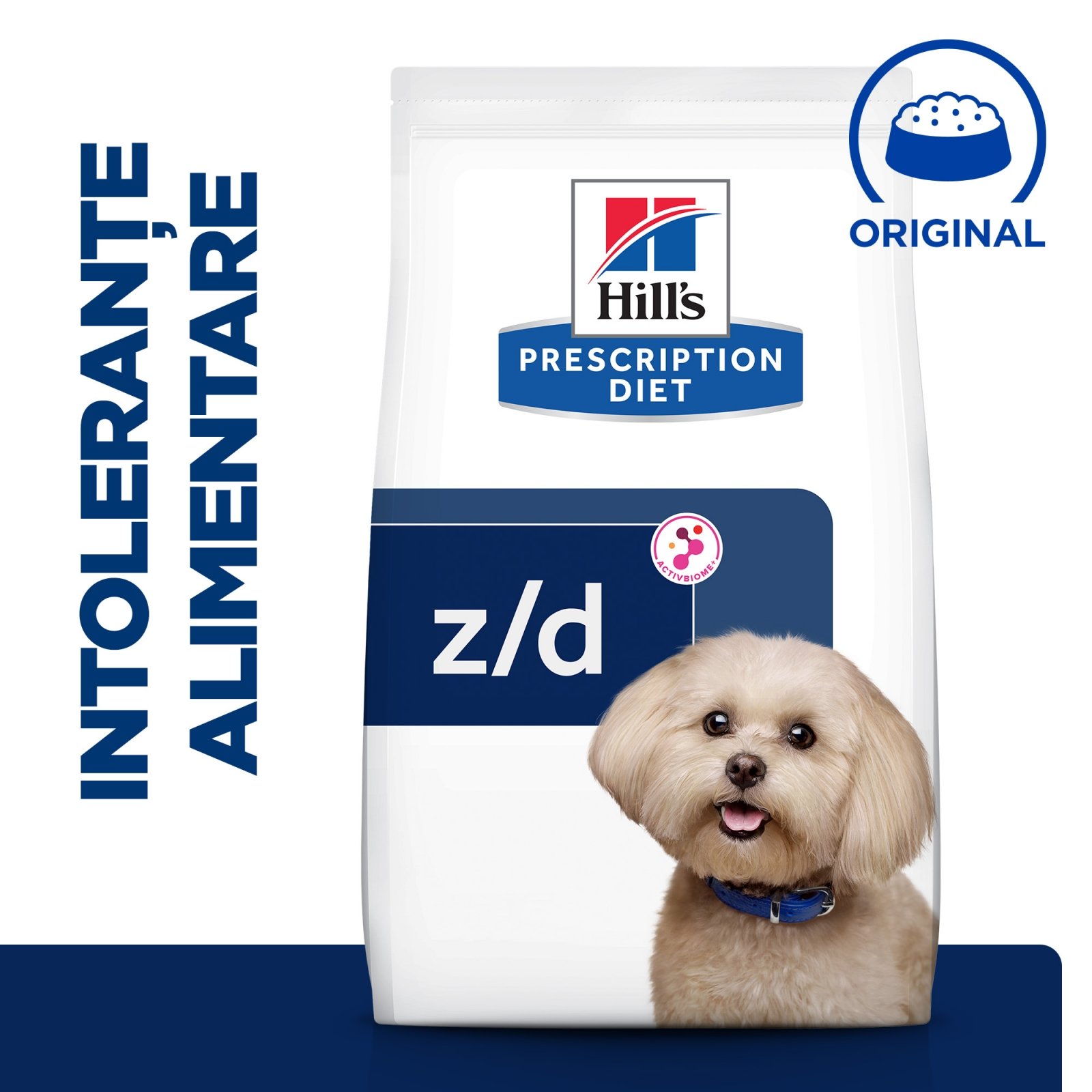 HILL&#039;S Prescription Diet z/d Food Sensitivities Mini, dietă veterinară câini, hrană uscată, afecțiuni dermatologice și digestive HILL&#039;S Prescription Diet z/d Food Sensitivities Mini, dietă veterinară câini, hrană uscată, piele &amp; blana, sistem digestiv, 1
