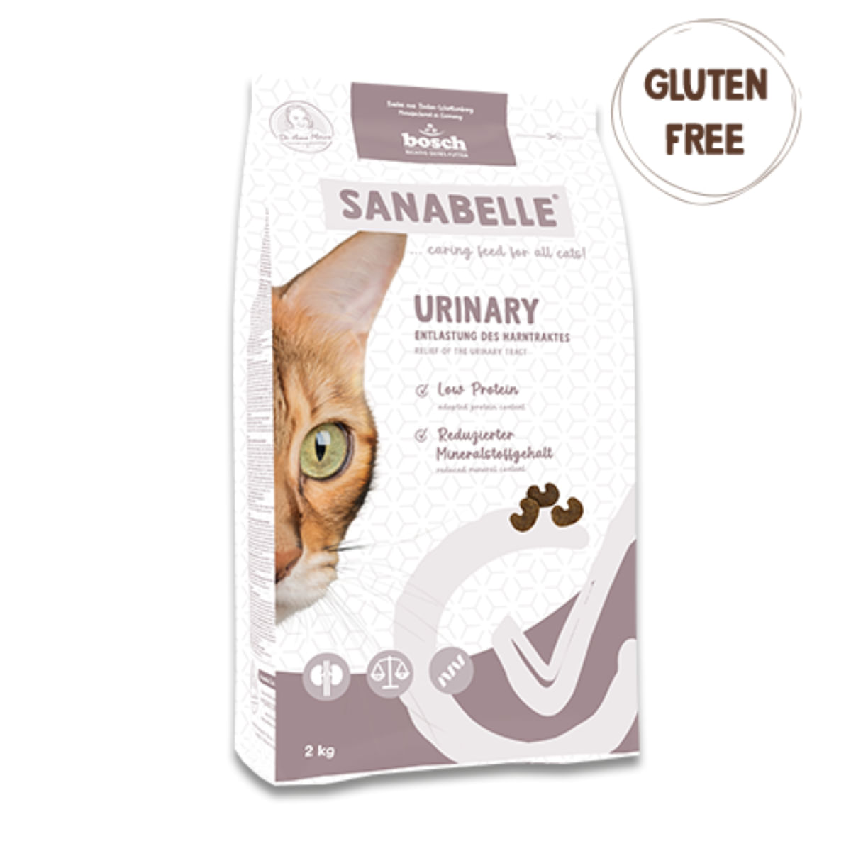 SANABELLE Urinary, Pasăre, hrană uscată pisici, sistem urinar, 400g