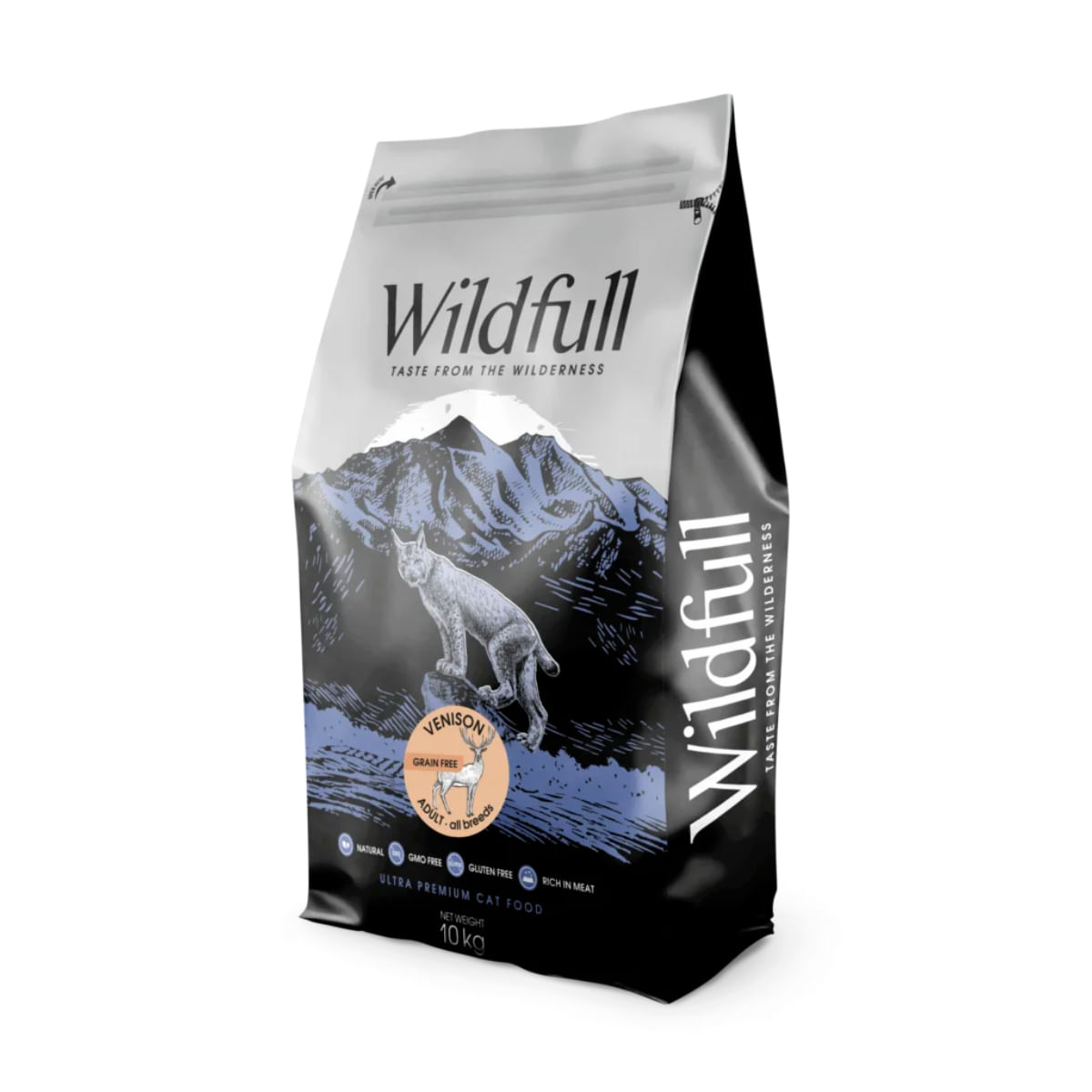 WILDFULL Venison, Căprioară, hrană uscată fără cereale pisici, 10kg