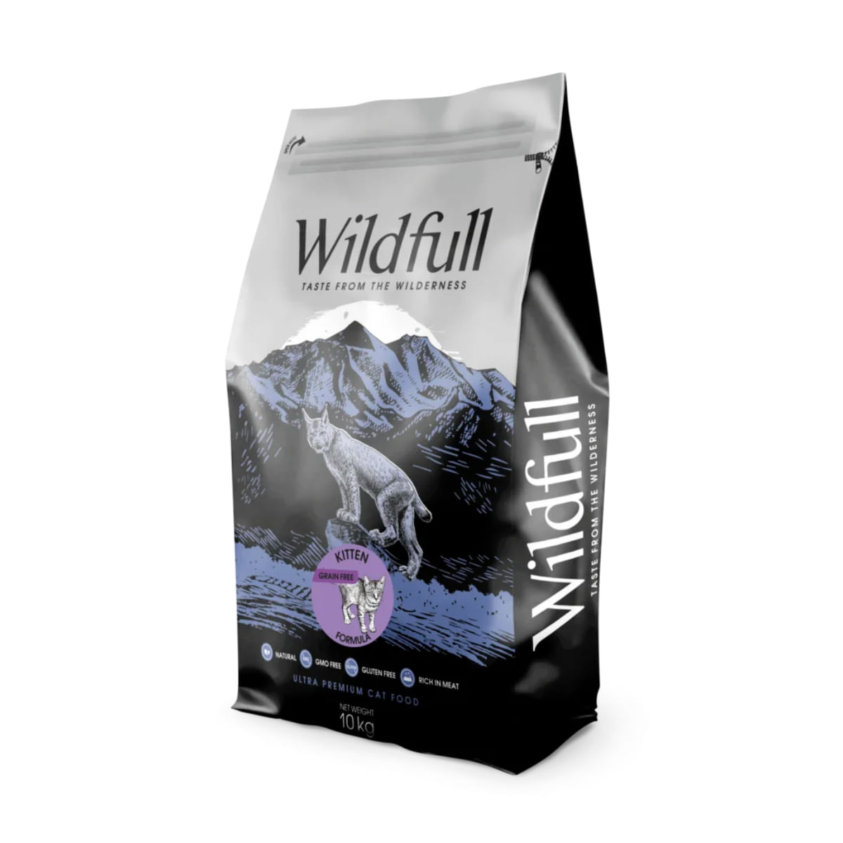 WILDFULL Kitten Formula, Pui, hrană uscată fără cereale pisici junior, 1.5kg