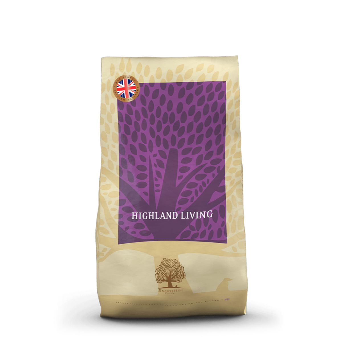 ESSENTIAL Highland Living, Curcan și Somon, hrană uscată fără cereale câini ESSENTIAL Highland Living M-XL, Curcan și Somon, hrană uscată fără cereale câini, 10kg